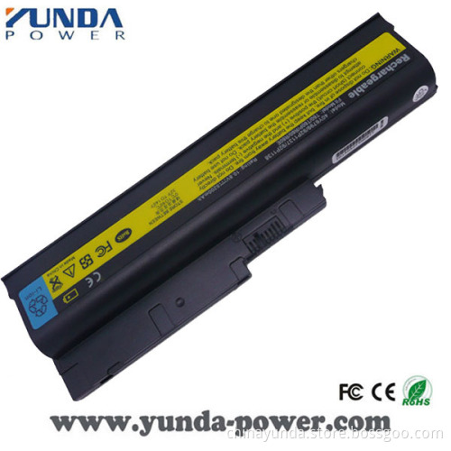Manufacturer 10.8V 5200mAh Laptop battery for IBM R60 R60e R61 R61e R61i T60 T60p T61 T61p
